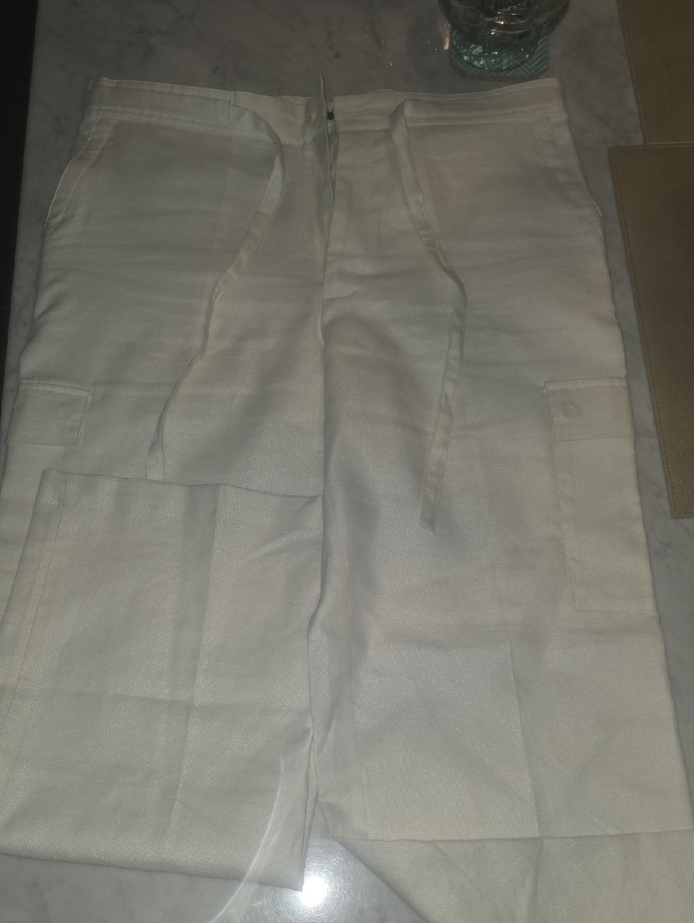 Claiborne White Men’s Cargo Pants